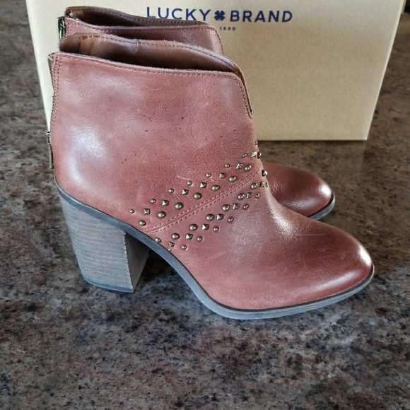NIB Lucky Brand LK-Sancha Rye Tuscadero heel boot - Picture 3 of 6